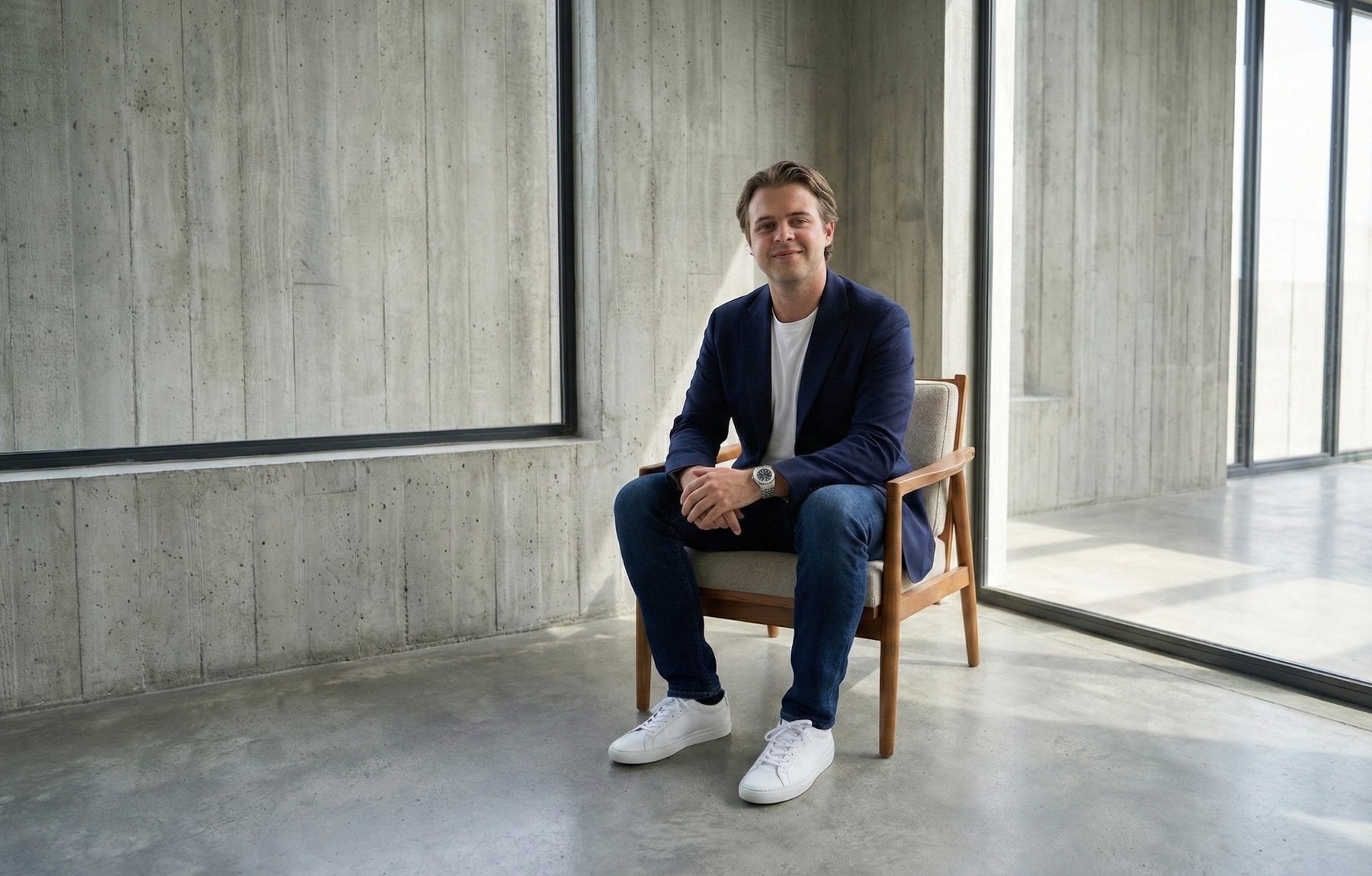 Nick, seated, Toronto